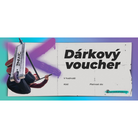 Gift voucher worth 3000 CZK