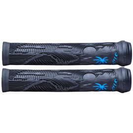 ODI Hucker Flangeless Grips (160mm|Black/Blue)