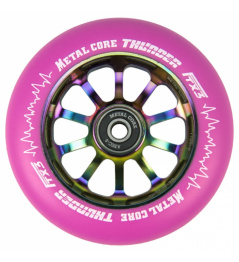 Metal Core Thunder Rainbow 110 mm round pink