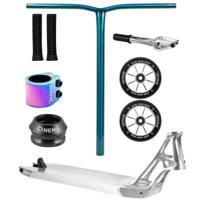 Freestyle scooter Custom Divine X Union X Ethic Pandemonium 460 mm silver