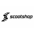 Small black Scootshop stickers