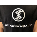 T-shirt Scootshop.cz Longfit black