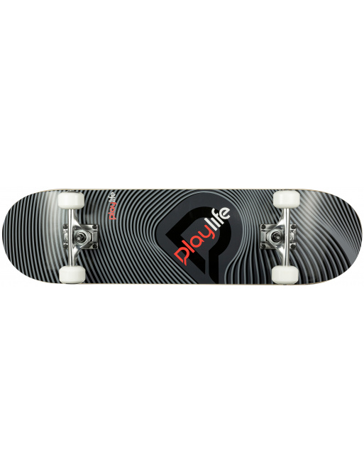 Skateboard Playlife Illusion Gray 31x8 "