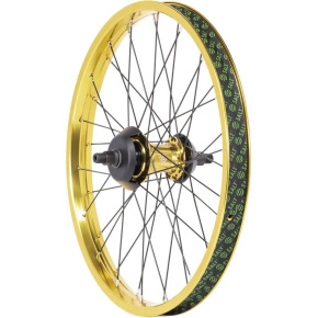 Salt Everest 20" Freecoaster BMX Rear Wheel (Gold|Right hand drive)