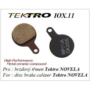 Tektro Brake pads TEKTRO for Disc pair brake pads IOX11 for Novela