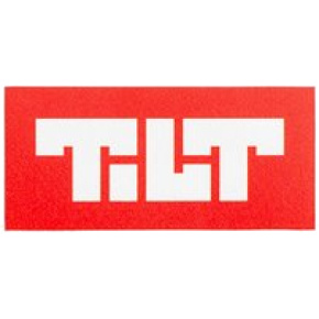 Tilt Block Sticker Red