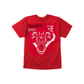T-shirt Bestial Wolf red