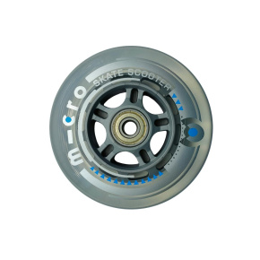 Micro 100 mm Clear wheel without packaging