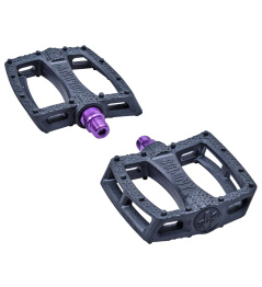 Colony Fantastic 9/16" BMX Pedals (Black/Purple)