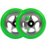 Wheels Proto Sliders Starbright Green On Raw 2pcs