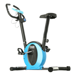 Magnetic exercise bike ONE Fitness M8410 black and blue