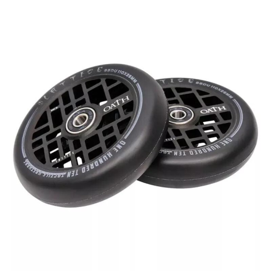 Oath Lattice Wheels 110mm Black 2pcs