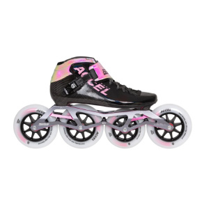 Roller skates Powerslide Accel Race Pink 110/100
