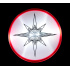 SKYLIGHTER Aerobie Flying Plate red