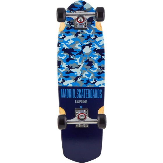 Longboard Madrid Camo Cruiser 8.25 "blue