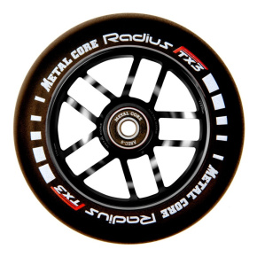Wheel Metal Core Radius 110mm Wheel Black