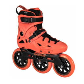 Powerslide Imperial Megacruiser 125 Neon Orange Roller Skates