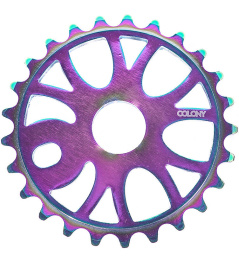 Colony Endeavor BMX Sprocket (Rainbow Anodise|25T)