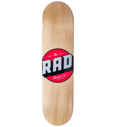 RAD Solid Logo Skate Board (8.25"|Wood)