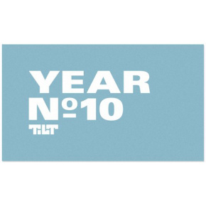 Tilt Ten Year Harmony Sticker