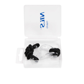 Set of silicone earplugs and nose plugs NILS Aqua NQAW30 black