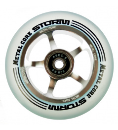Metal Core Storm 100 mm castor transparent