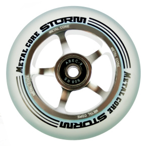 Metal Core Storm 100 mm castor transparent