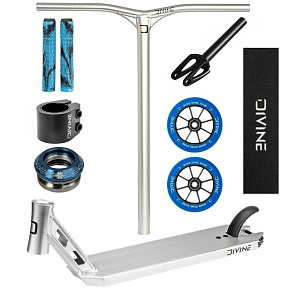 Freestyle Scooter Custom Divine Park ALU Silver/Blue