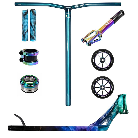 Freestyle Scooter Custom Ethic × Divine Erawan V2 Blue Iridium