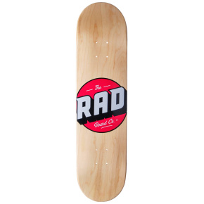 RAD Solid Logo Skate Board (8"|Wood)