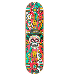 Hydroponic Mexican Skull 2.0 Skate Board (8"|Red)