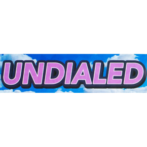 Sticker Undialed Logo Sky