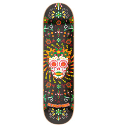 Hydroponic Mexican Skull 2.0 Skate Board (8.25"|Black Catrina)
