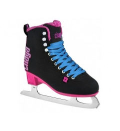 Chaya Classic Black / Pink Ice Skates