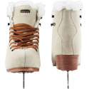 Roces Suede Eco-Fur Figure Skates (Suede-brown|39)