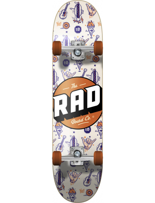 RAD Logo Progressive Complete Skateboard (7.75"|Wallpaper)