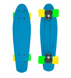 Skateboard FIZZ BOARD Blue, Orange PU, blue