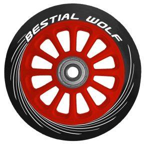 Bestial Wolf Pilot Wheel Red