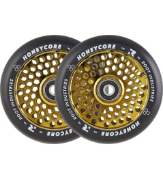 Root Honeycore Černá 110mm kolečka na Koloběžku Sada 2 (110mm|Zlatá)