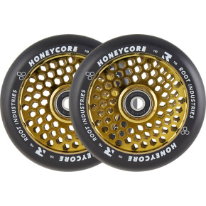 Wheels Root Industries Honeycore black 110mm 2pcs gold