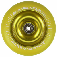 Metal Core Radical Fluorescent 110 mm yellow wheel