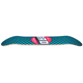 RAD Checker Skate Board (7.75"|Black/Turquoise)
