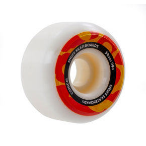 Enuff Conical Wheels - White / Orange - 54mm