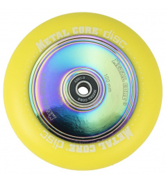 Metal Core Disc 100 mm wheel yellow