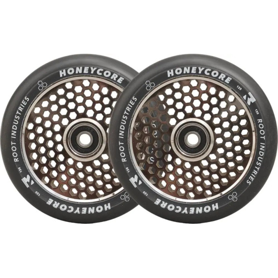 Root Industries Honeycore Wheels Black 120mm Mirror
