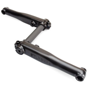 Stolen Mob V4 3-Piece 8-Spline BMX Crank (170mm|Black)