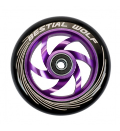 Bestial Wolf Twister wheel 110mm purple
