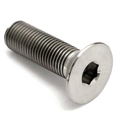 TLC Solid Titanium BMX Crank Spindle Bolt (Natural)
