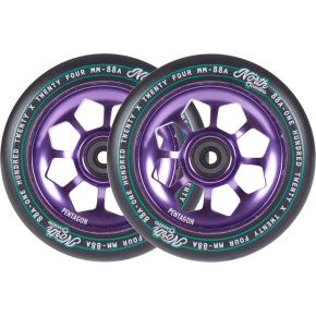 Wheels North Pentagon 120mm violet 2pcs