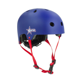 SFR Adjustable Kids Helmet - Blue/Red - XXXS/XS 46-52cm
